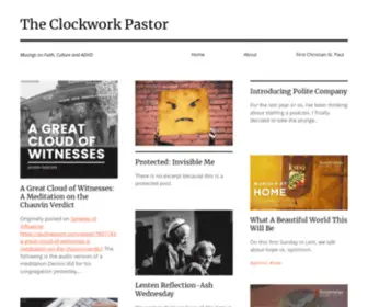 Clockworkpastor.org(Musings on Faith) Screenshot