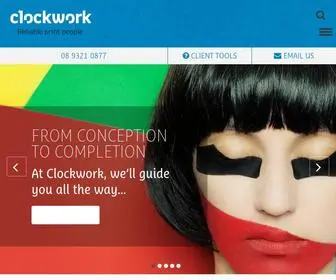 Clockworkprint.com.au(Printing Perth) Screenshot