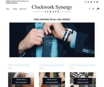 Clockworksynergy.com(Clockwork Synergy Watch Bands) Screenshot