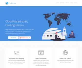 Clodui.com(Static web hosting) Screenshot