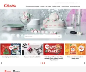 Cloetta.se(Start) Screenshot