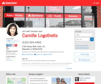 Clogothetis.com(State Farm Insurance Agent Camille Logothetis in Naperville IL) Screenshot