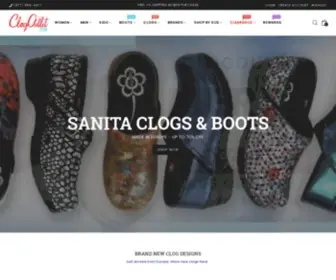 Clogoutlet.com(European Clogs and Products at Amazing Prices) Screenshot