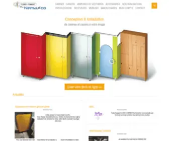 Cloiso-Compact.com(Cabine et casier stratifié pour sanitaire et vestiaire) Screenshot