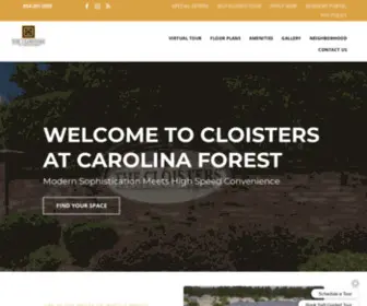 Cloisterscf.com(Cloisters at Carolina Forest) Screenshot