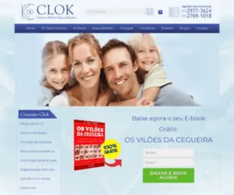 Clokoftalmologia.com.br(Clok Oftalmologia) Screenshot