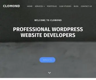 Clomond.com(WordPress website) Screenshot