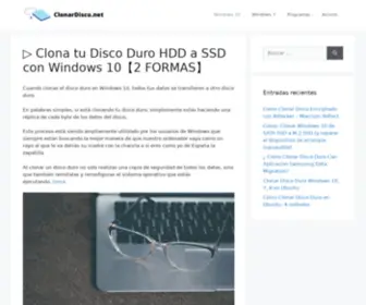 Clonardisco.net(▷ Clona tu Disco Duro HDD a SSD con Windows 10) Screenshot