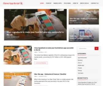 Cloneappscripts.com(Clone App Scripts) Screenshot