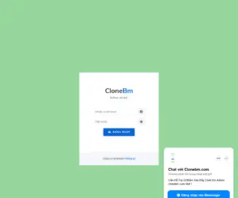 Clonebm.com(Trang web chuyên bán clone) Screenshot