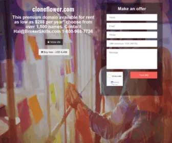 Cloneflower.com(Cloneflower) Screenshot