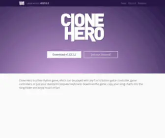 Clonehero.net(Clone hero) Screenshot