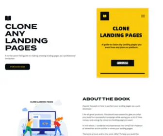 Clonelandingpages.com(Clone Landing Pages) Screenshot