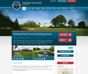 Clontarfgolfclub.ie(Clontarf Golf Club) Screenshot