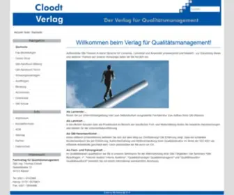 Cloodt.de(Verlag für Qualitätsmanagement) Screenshot