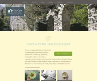 Cloona.ie(Cloona Health Retreat) Screenshot