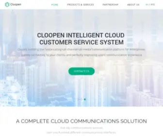 Cloopen.com(北京容联易通信息技术有限公司) Screenshot