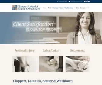 Cloppertlaw.com(Cloppert Latanick Sauter & Washburn Top Columbus) Screenshot