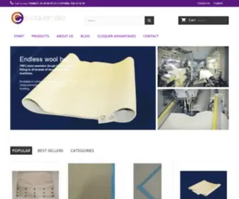 Cloquer.com(Fabricación y venta de tela masera) Screenshot