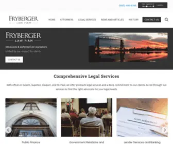 Cloquetlaw.com(Fryberger Law Firm) Screenshot