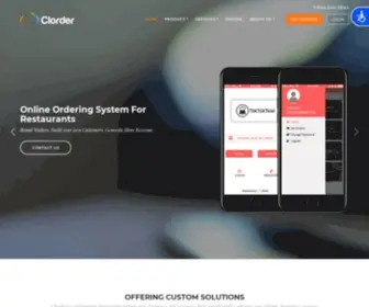 Clorder.com(Online Ordering System for Restaurants) Screenshot