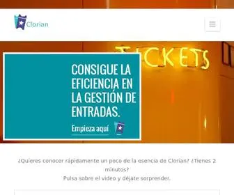 Clorian.com(Clorian, gesti) Screenshot