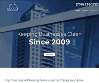 Clorica.com(Commercial Cleaning) Screenshot