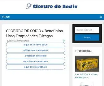 Clorurodesodio.org(CLORURO DE SODIO) Screenshot