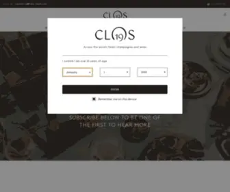 Clos19.com(Clos19 UK) Screenshot