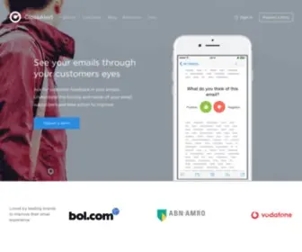 Closealert.com(Campaign feedback software for marketers) Screenshot