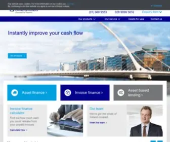 Closecommercialfinance.ie(Asset finance and invoice finance solutions) Screenshot