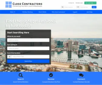 Closecontractors.com(Local Contractors Directory) Screenshot