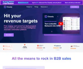 Closelyhq.com(LinkedIn Automation Tool & Email Finder) Screenshot