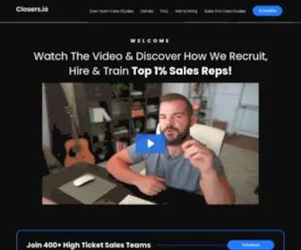 Closers.io(Scale Your Sales Team) Screenshot