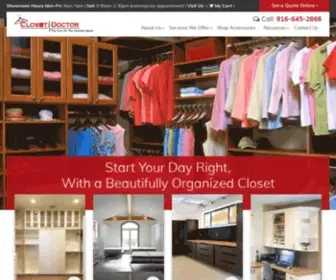 Closet-Doctor.com(Sacramento Custom Closet Organizers) Screenshot