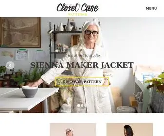 Closetcasepatterns.com(Sewing Patterns for Women) Screenshot