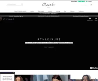 Closetclothing.co.uk(Closet London) Screenshot