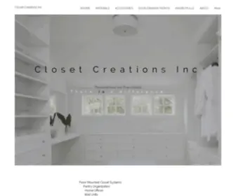 Closetcreationsinc.com(Closet Creations Inc) Screenshot