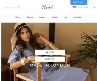 Closetlondon.us(U.S Official) Screenshot