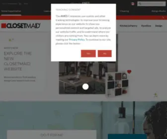 Closetmaid.ca(ClosetMaid) Screenshot