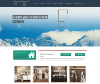 Closetorganizersusa.com(Closet Organizers you design online. Our online design tool) Screenshot