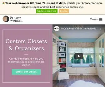 Closetworksinc.com(The Closet Works) Screenshot