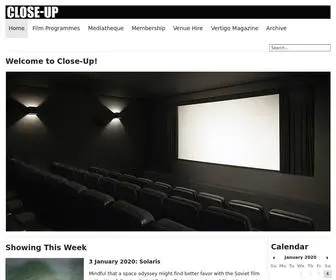 Closeupfilmcentre.com(CLOSE-UP) Screenshot