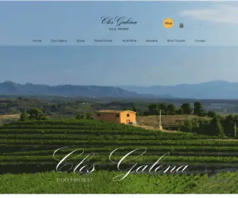 Closgalena.com(Bodega Ecológica del Priorat) Screenshot