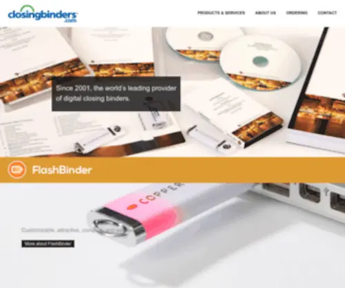 Closingbinders.com(Closingbinders) Screenshot
