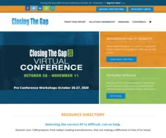 Closingthegap.com(Closing The Gap) Screenshot