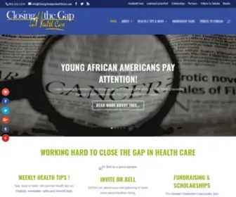 Closingthegapinhealthcare.org(Closing The Gap In Health Care) Screenshot