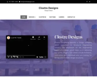 Clostredesigns.com(Design & Build) Screenshot