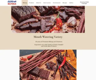 Closwa.com(Closwa Biltong Namibia) Screenshot