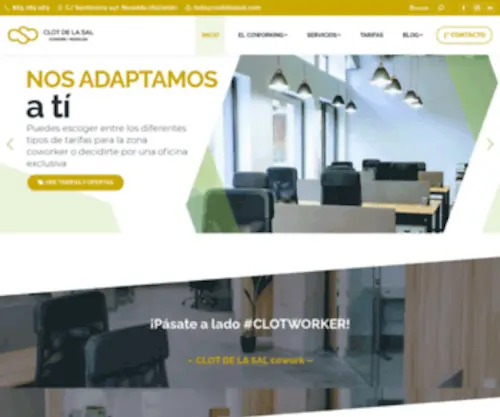 Clotdelasal.com(CLOT DE LA SAL cowork) Screenshot